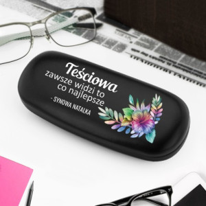 Etui na okulary z własnym nadrukiem dla teściowej - Widzi Najlepsze