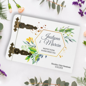 Album na zdjęcia z grawerem na prezent na ślub - Nowa Droga Życia