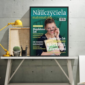 Okładka magazynu ze zdjęciem dla matematyczki - Dokładna