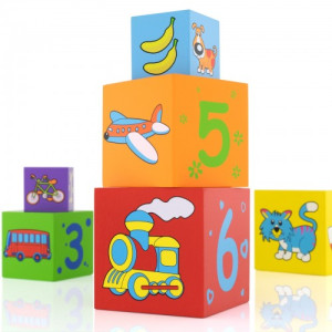 Klocki z grawerem na prezent dla dziecka - Piramida