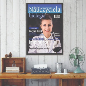 Okładka magazynu ze zdjęciem dla nauczyciela - Biologia