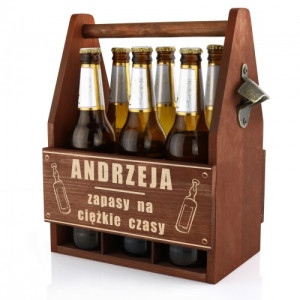 Skrzynka na piwo z otwieraczem - Zapasy na ciężkie czasy