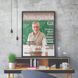 Okładka magazynu w ramce (30x40 cm) dla fizyka - Skrupulatny
