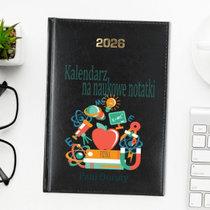 Kalendarz z nadrukiem dla fizyka na 2026 rok - Elektron