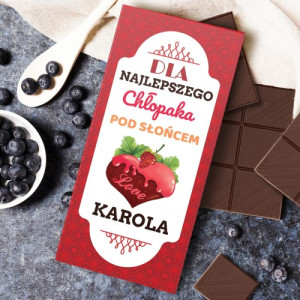Czekolada personalizowana - Najlepszy Pod Słońcem