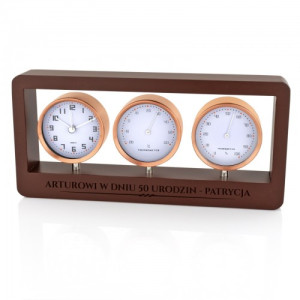 Stacja pogody z grawerem - Jubileusz