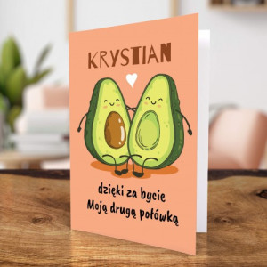 Kartka dla chłopaka z dedykacją - Smaczny Jak Kiwi
