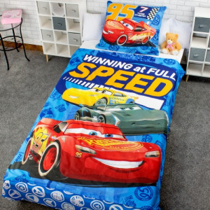 Komplet pościeli dziecięcej 160x200 - Auta