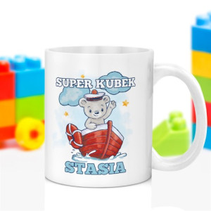 Kubek ceramiczny dla dziecka - Super Kapitan