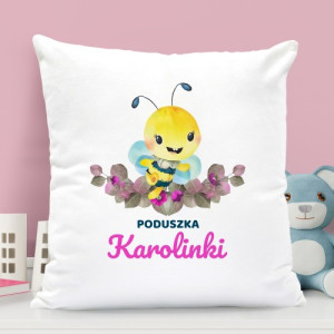 Poduszka z nadrukiem dla dziewczynki - Przytulanka