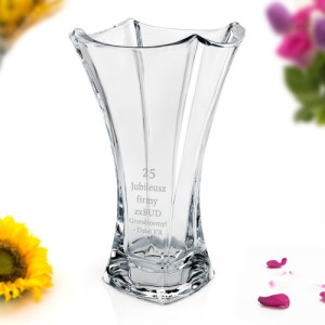 Wazon z grawerem na jubileusz firmy - Lata świetności