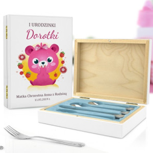 Sztućce dla dzieci z grawerem - Na Owocowo