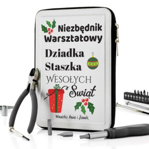Zestaw narzędzi w etui - Wesołych Świąt Dziadku