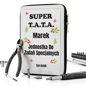 Zestaw narzędzi w etui na święta dla taty - Jednostka specjalna
