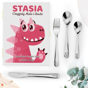 Sztućce dla dzieci z grawerem - Smocze Przygody