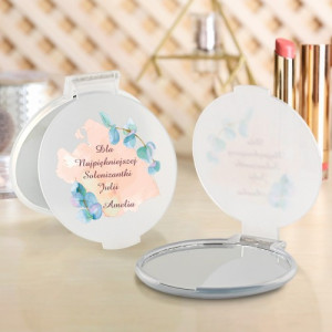 Lusterko kosmetyczne z nadrukiem na urodziny - Najpiękniejsza