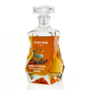 Karafka z nadrukiem dla myśliwego - Pomyślnych łowów