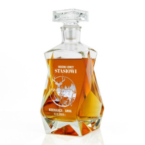 Karafka z nadrukiem dla myśliwego - Mojemu łowcy