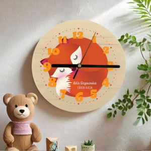 Zegar z nadrukiem dla dziecka - Czas chłopaków