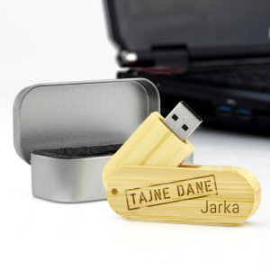 Bambusowy pendrive (16 GB) dla nastolatka - Top Secret