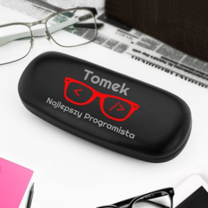 Etui na okulary z nadrukiem - Czerwone Oczy