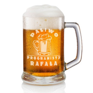 Kufel do piwa z grawerem na prezent dla programisty - Beer Code