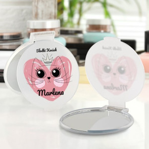 Lusterko kosmetyczne z nadrukiem - Słodki kociak