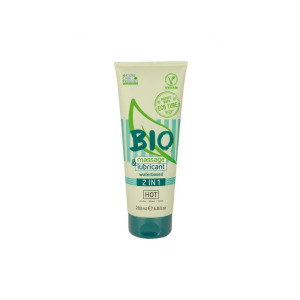Hot Bio - Massage & Lubricant - 200ml - 2w1 Żel na bazie wody / Żel do masażu