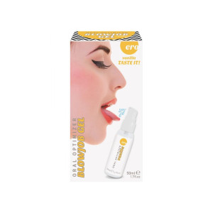 Hot Oral Optimizer Blowjob Gel Vanilla - 50ml - Jadalny żel o smaku waniliowym