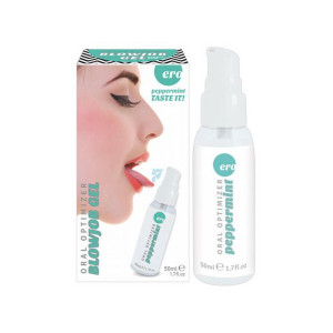Hot Oral Optimizer Blowjob Gel Peppermint - 50ml - Jadalny żel o smaku miętowym