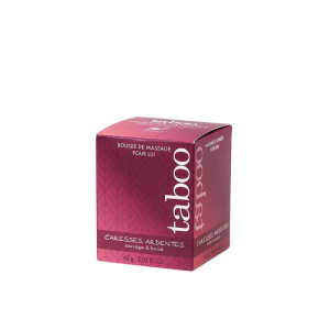 Taboo - 60g - Caresses Ardentes Bougie Massage - Świeca do masażu dla kobiet