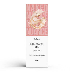 Naturalny olejek do masażu bezzapachowy - Satisfyer High-Quality Massage Oil - 250 ml