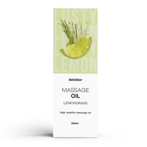 Naturalny olejek do masażu o zapachu trawy cytrynowej - Satisfyer High-Quality Massage Oil - 250 ml