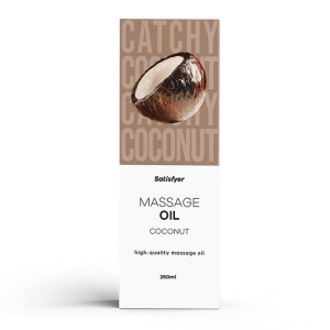 Naturalny olejek do masażu o zapachu kokosa - Satisfyer High-Quality Massage Oil - 250 ml