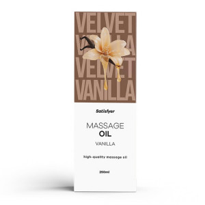 Naturalny olejek do masażu o zapachu wanilii - Satisfyer High-Quality Massage Oil - 250 ml
