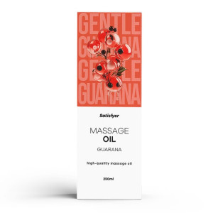 Naturalny olejek do masażu o zapachu guarany - Satisfyer High-Quality Massage Oil - 250 ml