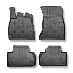 Alfombrillas de TPE adecuadas para Audi Q5 II FY SUV, Sportback (01.2017-08.2024) - también con tracción híbrida - alfombras para coche