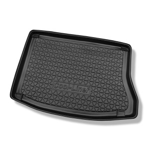 Alfombra para maletero adecuada para Hyundai i30 I Hatchback (07.2007-01.2012) - Protector maletero - Alfombrilla maletero antideslizante - con rueda