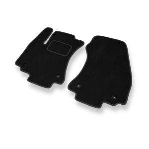 Alfombrillas de Velour adecuadas para Opel Zafira A Monovolumen (1999-2005) - alfombras para coche - Premium color negro