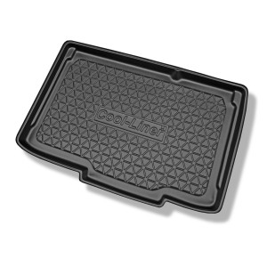 Alfombra para maletero adecuada para Opel Corsa D Hatchback (2006-11.2014) - Protector maletero - Alfombrilla maletero antideslizante - parte inferio