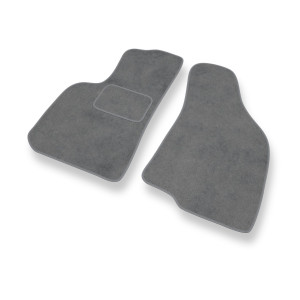 Alfombrillas de Velour adecuadas para Daewoo Lanos Hatchback, Berlina (1997-2008) - alfombras para coche - Premium color gris