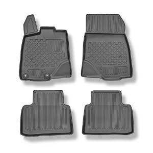 Alfombrillas de TPE adecuadas para Opel Grandland II Hybrid (mild hybrid) SUV (10.2024-....) - sin la tercera fila - alfombras para coche
