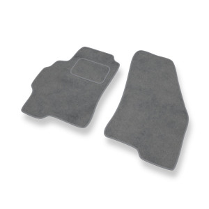 Alfombrillas de Velour adecuadas para Ford Mondeo II Hatchback, Familiar, Berlina (1996-2000) - alfombras para coche - Premium color gris