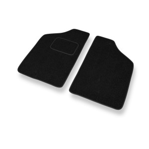Alfombrillas de fieltro adecuadas para Fiat Cinquecento Hatchback (1990-1998) - alfombras para coche - color negro
