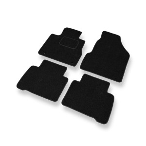 Alfombrillas de fieltro adecuadas para Nissan Murano II SUV (2009-2015) - alfombras para coche - color negro