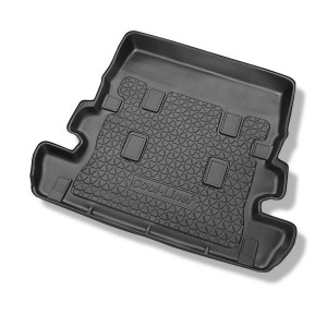 Alfombra para maletero adecuada para Toyota Land Cruiser V8 J200 SUV (2007-2021) - Protector maletero - Alfombrilla maletero antideslizante - 7 plaza