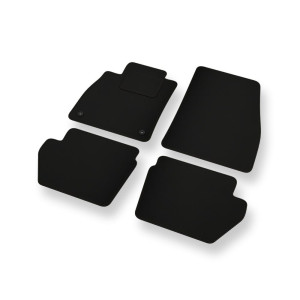 Alfombrillas de fieltro adecuadas para Ford Fiesta VIII Hatchback (2017-2023) - alfombras para coche - color negro