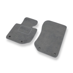 Alfombrillas de Velour adecuadas para BMW 3 M3 II E36 Compact, Coupé, Cabrio, Berlina, Touring (1992-1999) - alfombras para coche - Premium color gri
