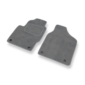 Alfombrillas de Velour adecuadas para Volkswagen Sharan I Furgoneta (1995-2000) - alfombras para coche - Premium color gris
