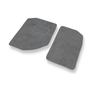 Alfombrillas de Velour adecuadas para Dodge Durango II SUV (2004-2009) - alfombras para coche - Premium color gris